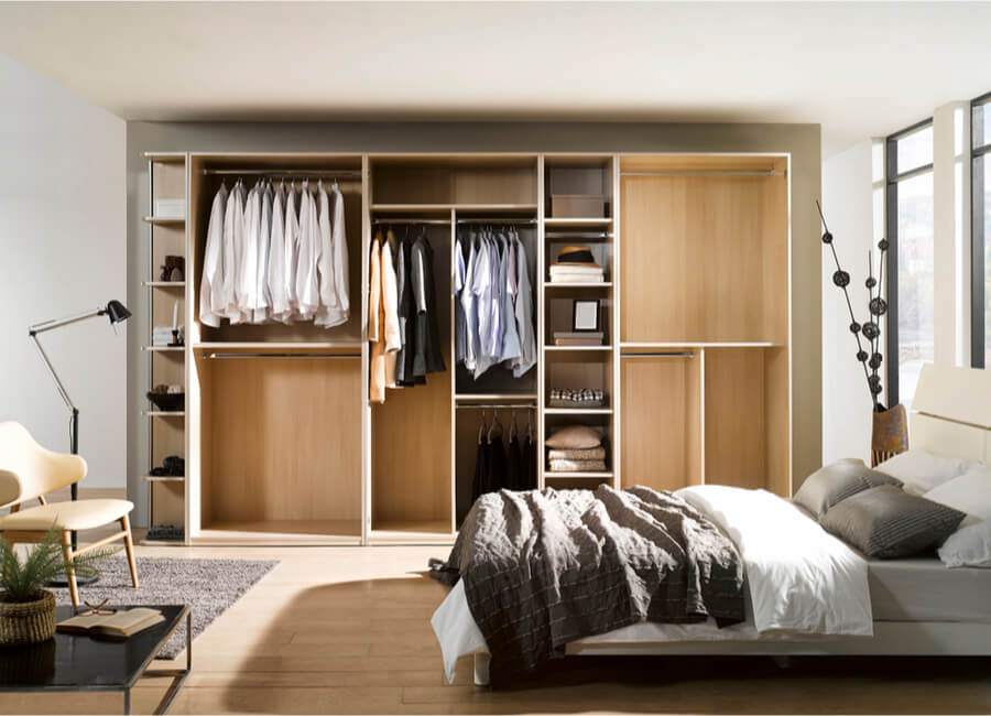 modern built in wardrobe