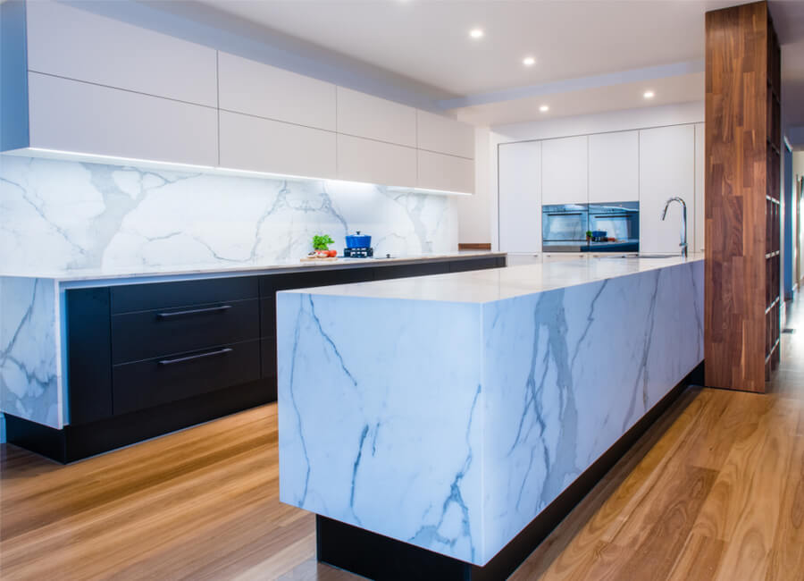 stone and marble benchtop