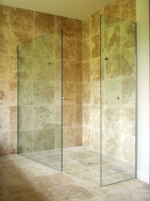 Frameless Shower panels