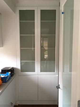 cupboards in butlers pantry