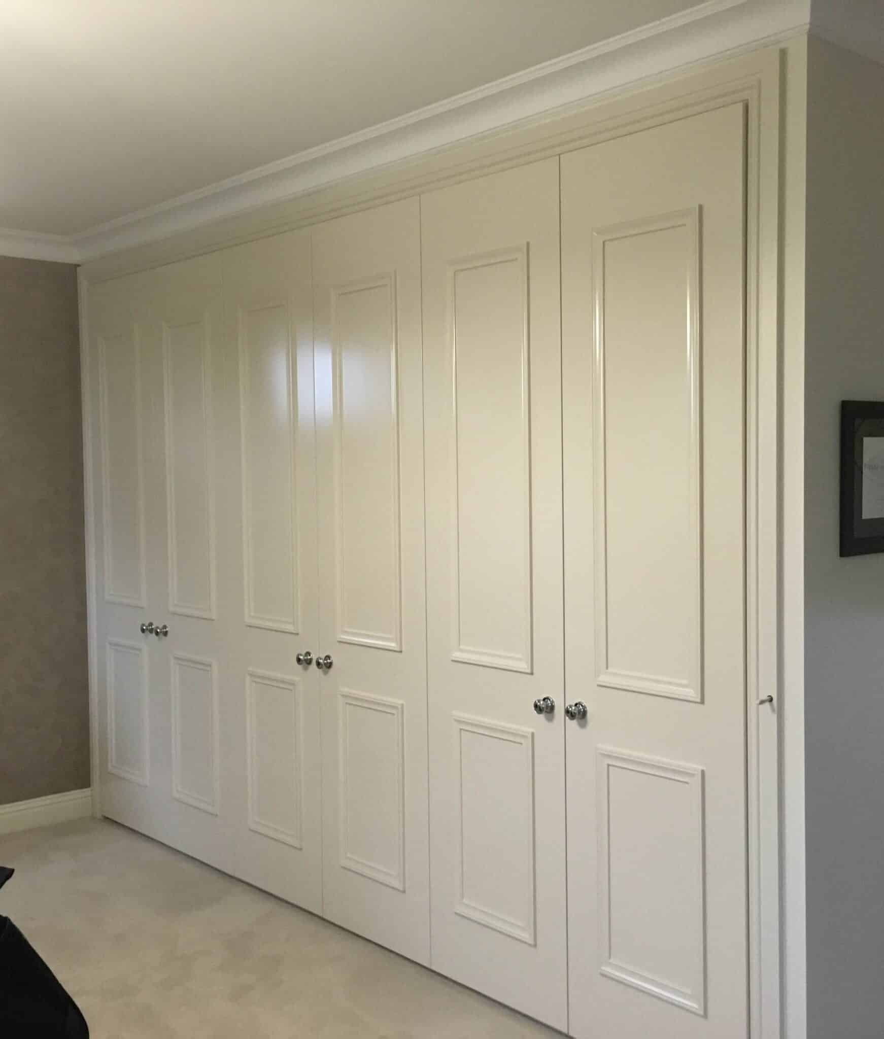 classic panel wardrobe doors off white hinged door wardrobes large built in cupboard scaled